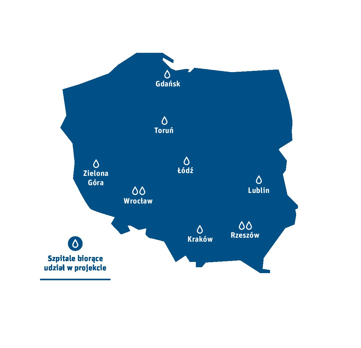 Banki mleka w Polsce mapa