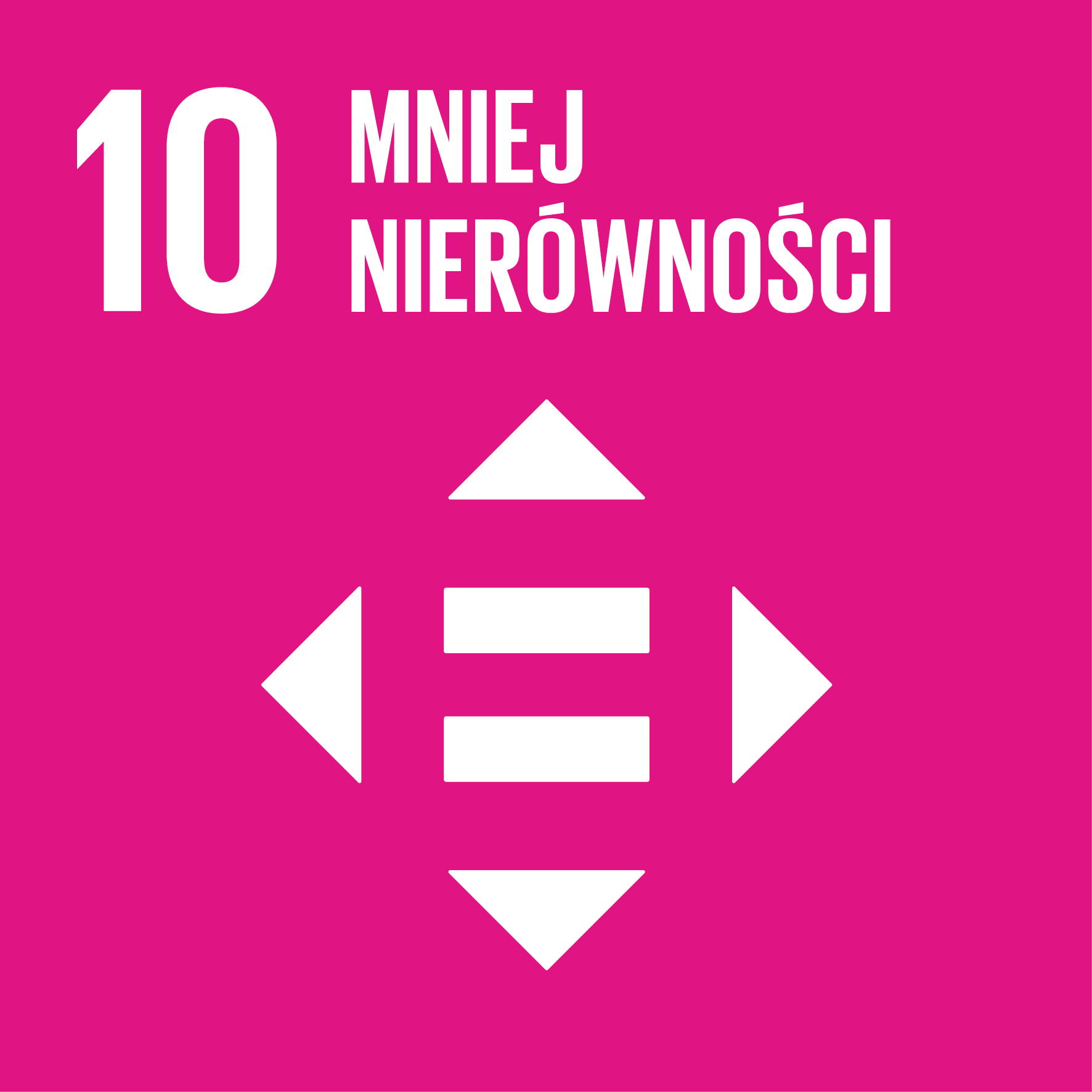 SDG 10 - Mniej nierówności